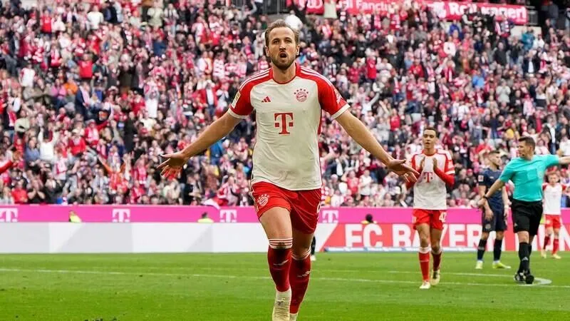 Harry Kane trong màu áo Bayern Munich