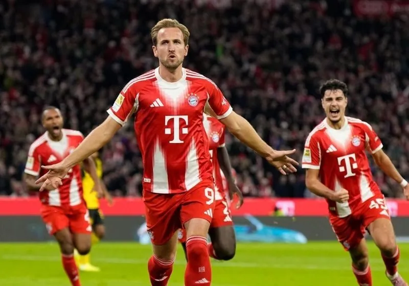 Kane tiếp tục chứng minh giá trị khi ghi bàn mở tỷ số, giúp Bayern Munich đánh bại Dortmund đầy thuyết phục